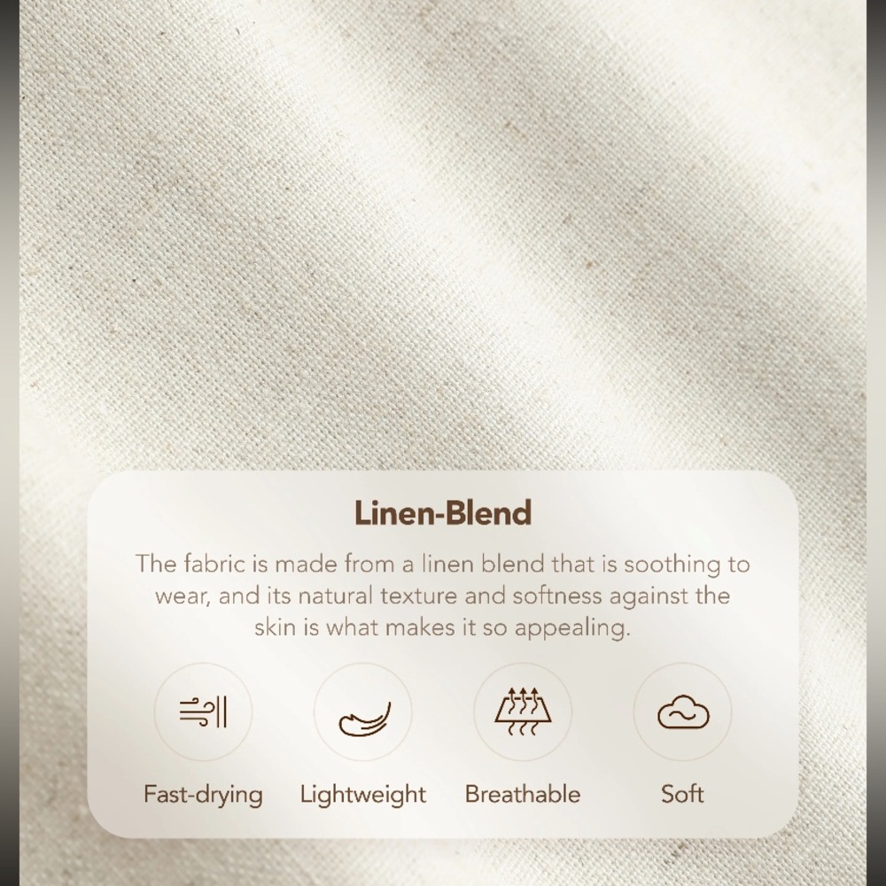 Linen blend pants - Picture 3 of 3